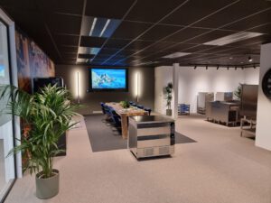 videoconferentiesysteem bij klant geplaatst